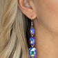 ​Cosmic Red Carpet - Blue - Paparazzi Earring Image