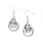 Running In Circles - Silver - Paparazzi Earring Image
