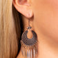 ​Tribal Charm - Copper - Paparazzi Earring Image