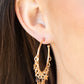 ​Happy Independence Day - Gold - Paparazzi Earring Image