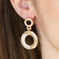 ​Modern Motivation - Gold - Paparazzi Earring Image