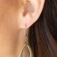 All Allure, All The Time - Brass - Paparazzi Earring Image