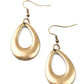 All Allure, All The Time - Brass - Paparazzi Earring Image