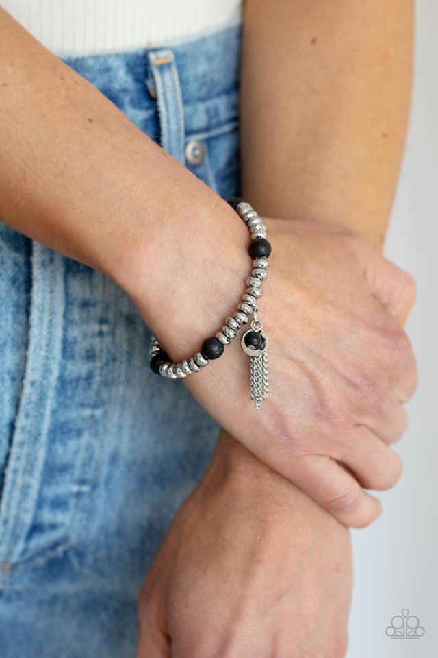 Whimsically Wanderlust - Black - Paparazzi Bracelet Image