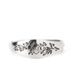 ​Fond of Florals - Silver - Paparazzi Bracelet Image