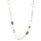 Prairie Reserve - White - Paparazzi Necklace Image