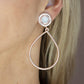 ​Fairytale Finish - Rose Gold - Paparazzi Earring Image