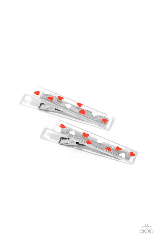 ​Color Me Cupid - Red - Paparazzi Hair Accessories Image