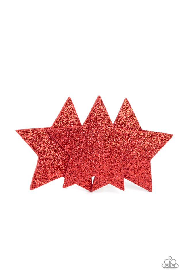 ​Happy Birthday, America - Red - Paparazzi Hair Accessories Image