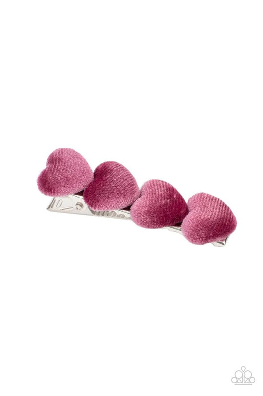 ​Velvet Valentine - Pink - Paparazzi Hair Accessories Image