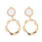 Vintage Veracity - Gold - Paparazzi Earring Image