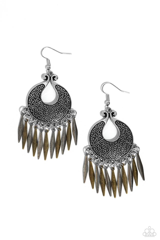 Tribal Charm - Multi - Paparazzi Earring Image