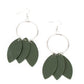 Leafy Laguna - Green - Paparazzi Earring Image