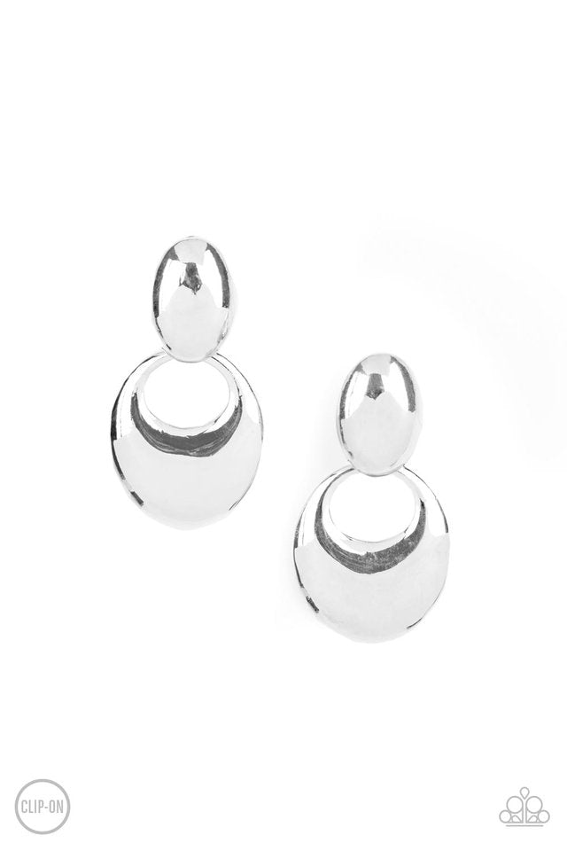 Urban Artistry - Silver - Paparazzi Earring Image