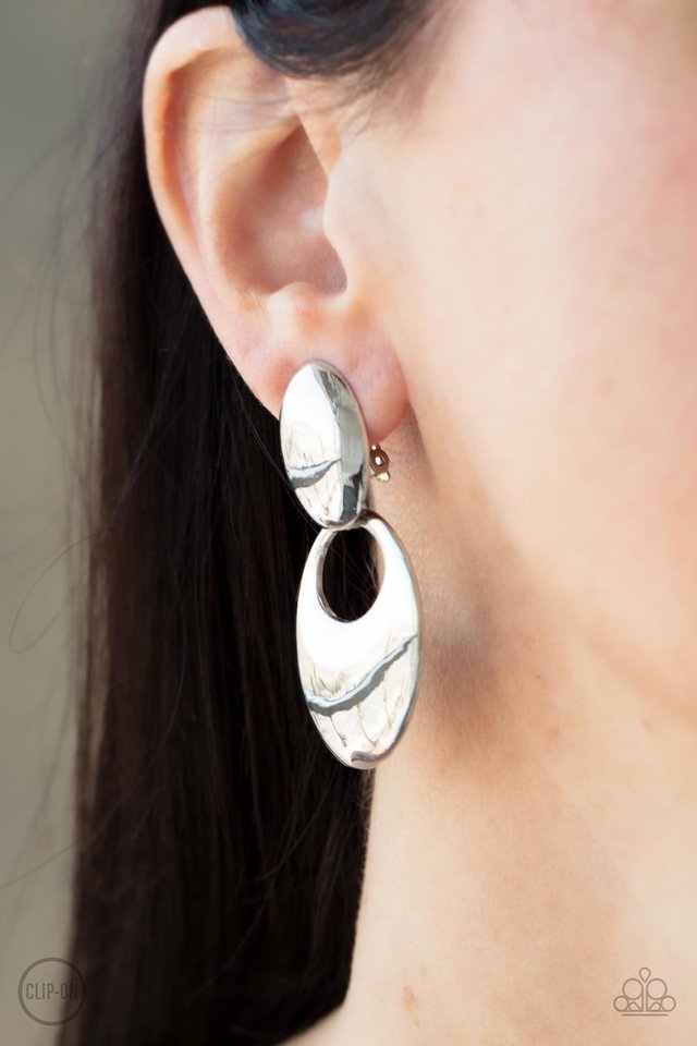 Urban Artistry - Silver - Paparazzi Earring Image