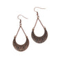 All in the PASTURE - Copper - Paparazzi Earring Image