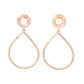 Fairytale Finish - Copper - Paparazzi Earring Image