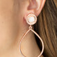 Fairytale Finish - Copper - Paparazzi Earring Image