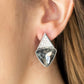 ​Risky Razzle - Silver - Paparazzi Earring Image