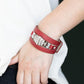 ​Ultra Urban - Red - Paparazzi Bracelet Image