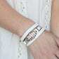 ​Ultra Urban - White - Paparazzi Bracelet Image