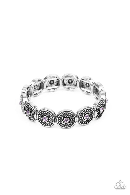 Colorfully Celestial - Purple - Paparazzi Bracelet Image