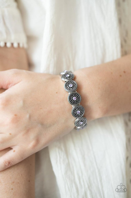 Colorfully Celestial - Purple - Paparazzi Bracelet Image