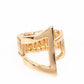 Rebel Edge - Gold - Paparazzi Ring Image