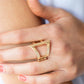 Rebel Edge - Gold - Paparazzi Ring Image