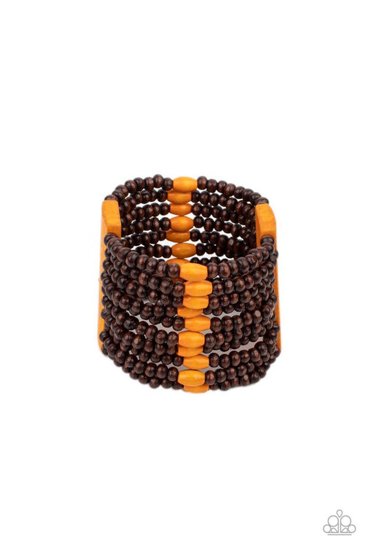 ​Tropical Trendsetter - Orange - Paparazzi Bracelet Image