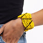​Way Off TROPIC - Yellow - Paparazzi Bracelet Image