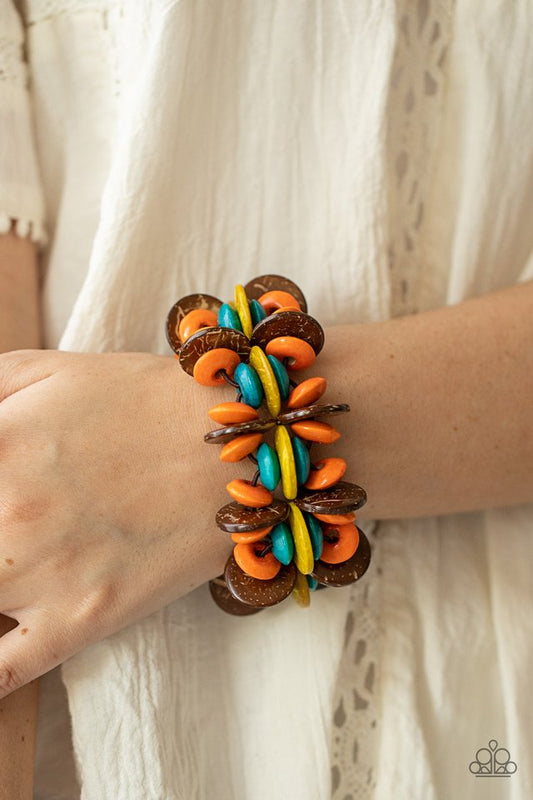 ​Caribbean Canopy - Multi - Paparazzi Bracelet Image