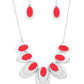 ​Endless Eclipse - Red - Paparazzi Necklace Image