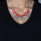 ​Endless Eclipse - Red - Paparazzi Necklace Image