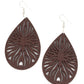 Sunny Incantations - Brown - Paparazzi Earring Image
