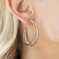 ​Rustic Curves - Rose Gold - Paparazzi Earring Image