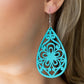 Marine Eden - Blue - Paparazzi Earring Image