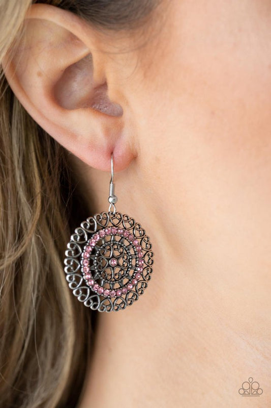 ​Fairytale Finale - Pink - Paparazzi Earring Image