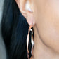 Radiantly Warped - Rose Gold - Paparazzi Earring Image