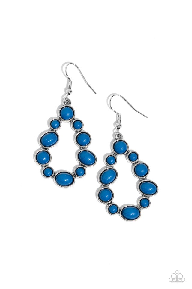 POP-ular Party - Blue - Paparazzi Earring Image