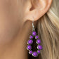 ​POP-ular Party - Purple - Paparazzi Earring Image