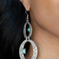 OVAL and OVAL Again - Green - Paparazzi Earring Image