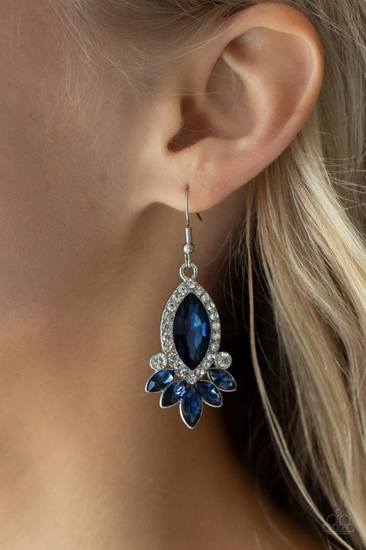 Prismatic Parade - Blue - Paparazzi Earring Image