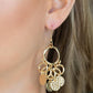 Partners in CHIME - Gold - Paparazzi Earring Image