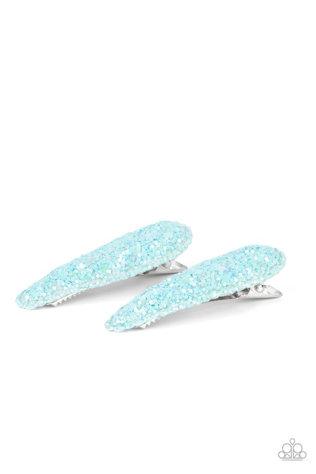 ​Sugar Plum Sparkle - Blue - Paparazzi Hair Accessories Image