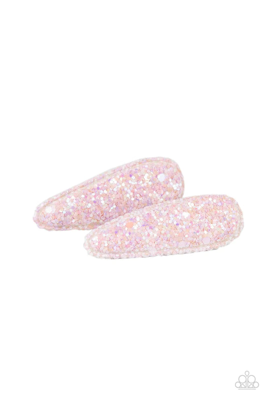 Accesorios para el cabello Paparazzi ~ Sugar Plum Sparkle - Rosa