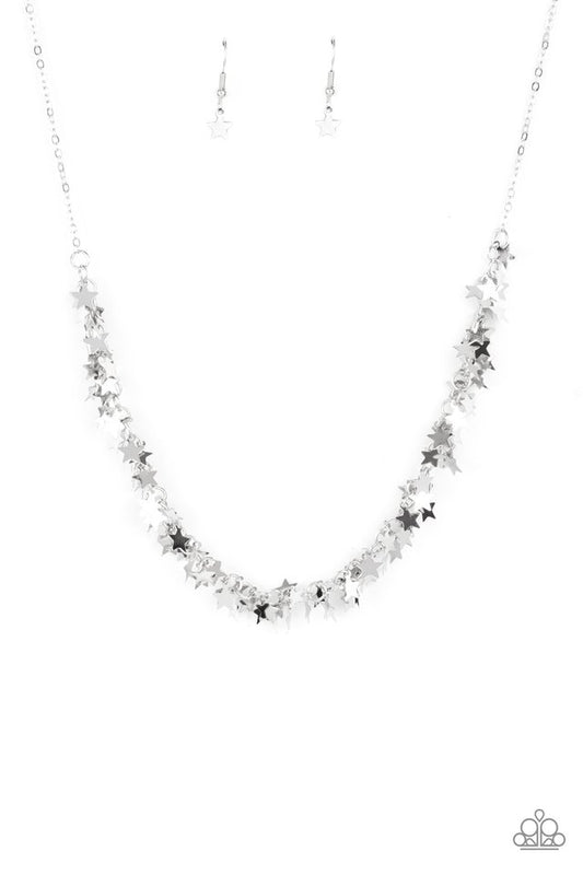 Starry Anthem - Silver - Paparazzi Necklace Image