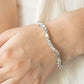 Twisted Twinkle - White - Paparazzi Bracelet Image