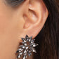 ​Fire Hazard - Silver - Paparazzi Earring Image