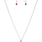 ​Star-Spangled Sass - Red - Paparazzi Necklace Image